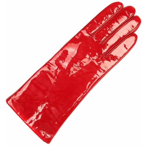 женские кожаные перчатки finnemax, красные