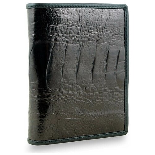 мужской кошелёк exotic leather, черный