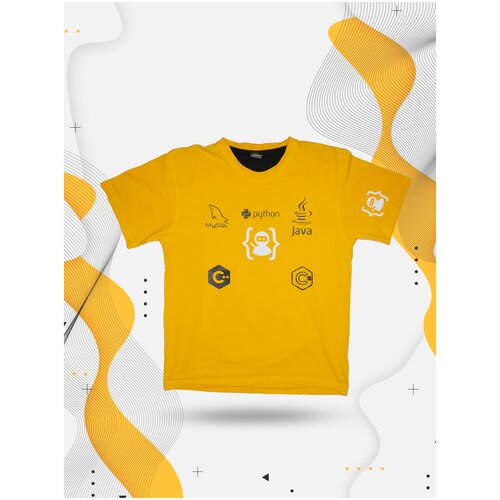 футболка с коротким рукавом nash trikotag для мальчика, желтая