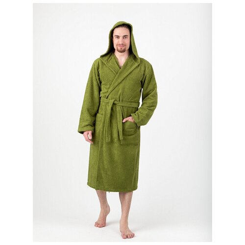 мужской халат lilians, зеленый