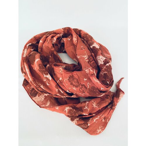 женский шарф италия, коричневый