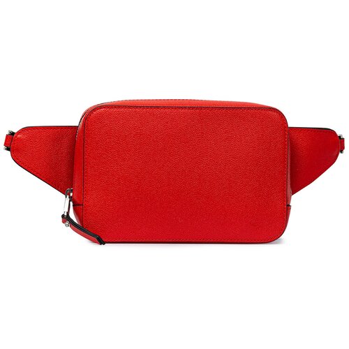женская кожаные сумка eleganzza, красная