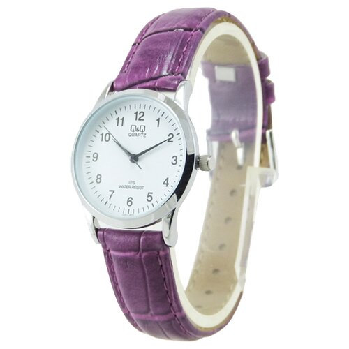 женские часы q&q, фиолетовые