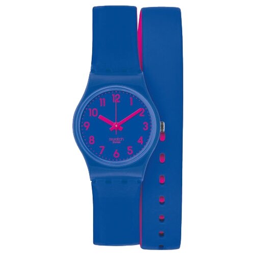 женские часы swatch, синие