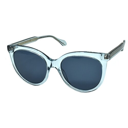 женские солнцезащитные очки кошачьи глаза gucci, голубые