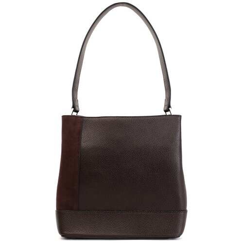 женская кожаные сумка eleganzza, коричневая