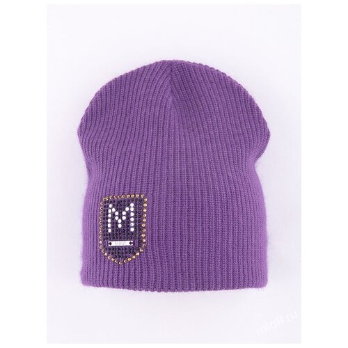 шапка mialt для девочки, фиолетовая