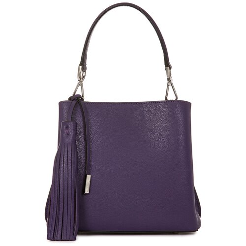 женская кожаные сумка eleganzza, фиолетовая