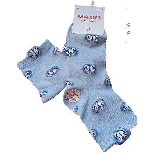 женские носки maxbs, голубые