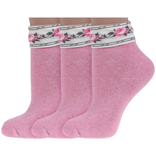 женские носки rusocks, розовые