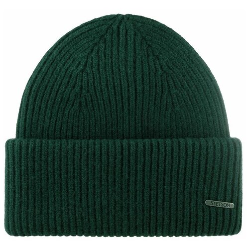 женская вязаные шапка stetson, зеленая