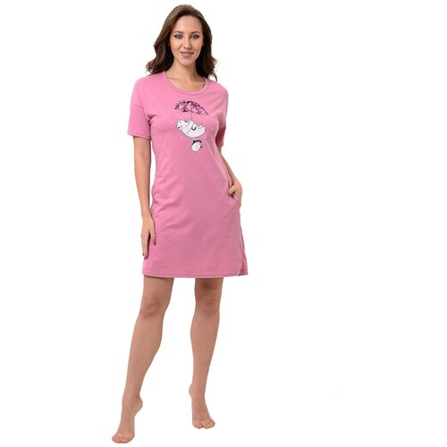 женское платье мини натали, розовое