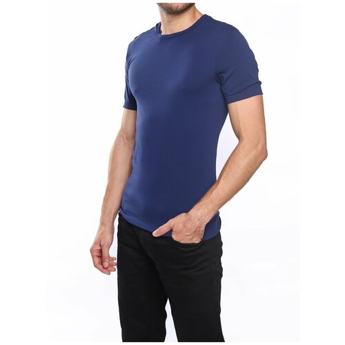 мужская футболка с коротким рукавом seamlessflex, синяя
