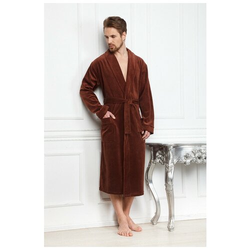 мужской халат monti, коричневый