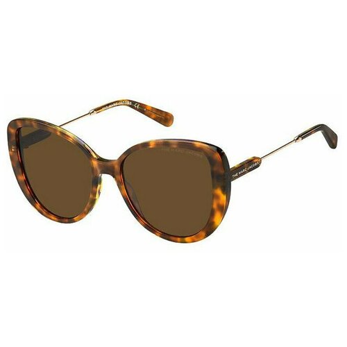 женские солнцезащитные очки marc jacobs, коричневые