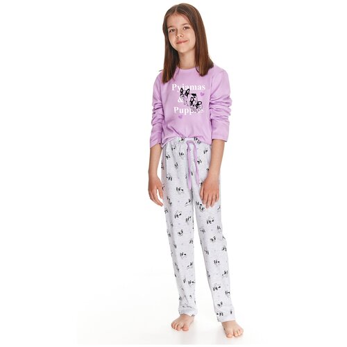 пижама taro для девочки, фиолетовая