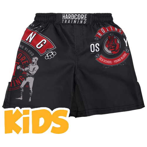 спортивные шорты hardcore training для мальчика, черные