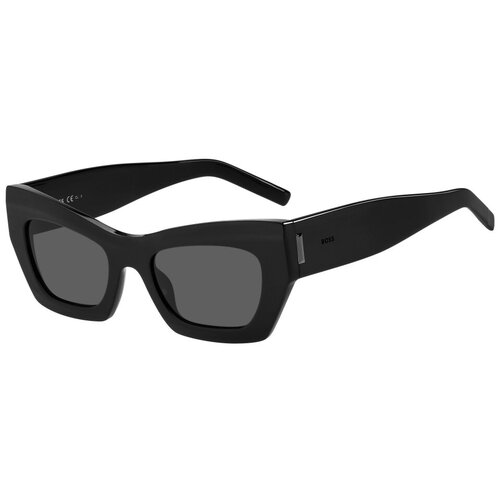 женские солнцезащитные очки boss, черные
