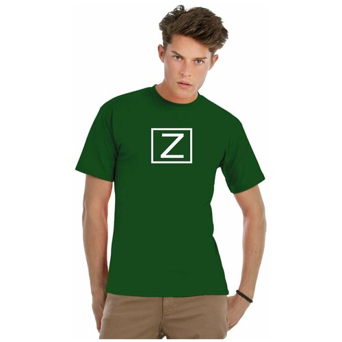 мужская футболка с принтом kontrast, зеленая