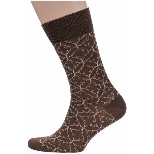 мужские носки sergio di calze, коричневые