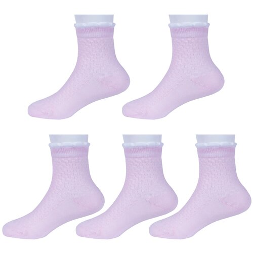носки борисоглебский трикотаж для девочки, фиолетовые