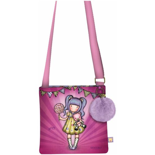 сумка через плечо santoro для девочки, розовая