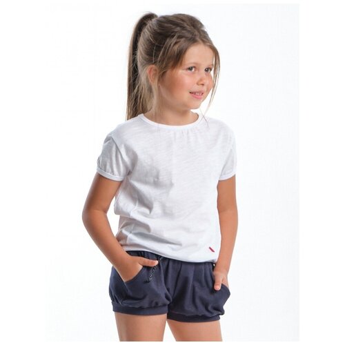 футболка mini maxi для девочки, белая