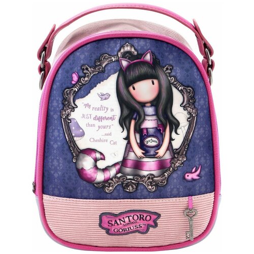 женский рюкзак через плечо santoro, розовый