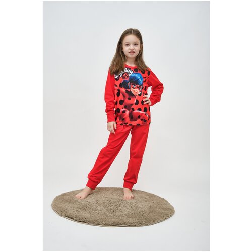 пижама styleland для девочки, красная