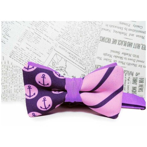 галстуки и бабочки bontik для мальчика, фиолетовые