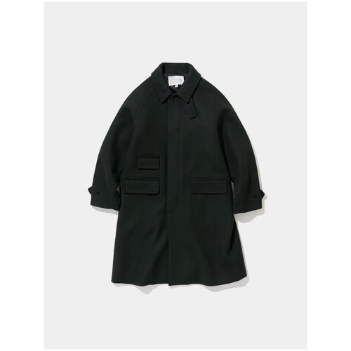 мужское шерстяное пальто uniform bridge, черное