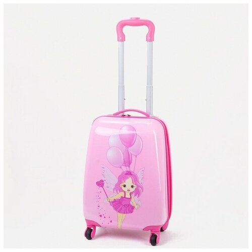 чемодан happyant для девочки, розовый