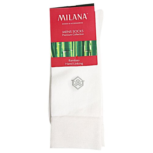 мужские носки milana, белые