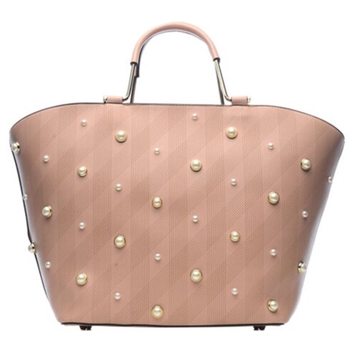 женская сумка-шоперы milana, розовая