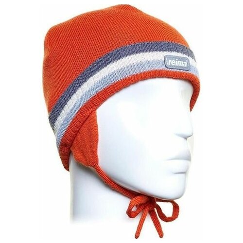 шерстяные шапка reima для девочки, оранжевая