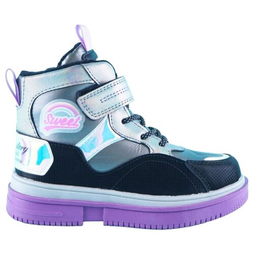 ботинки bessky для девочки, фиолетовые