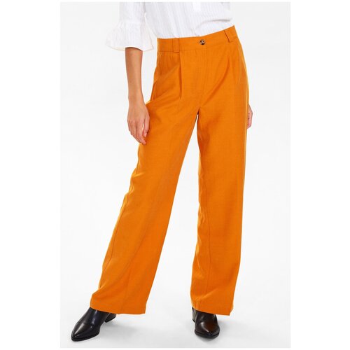 женские брюки numph, оранжевые