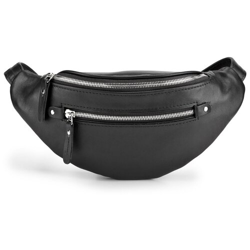 кожаные сумка мастерская сумок кожинка, черная