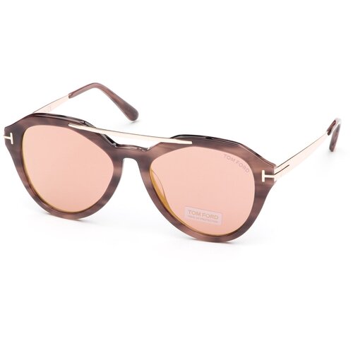 женские авиаторы солнцезащитные очки tom ford, коричневые