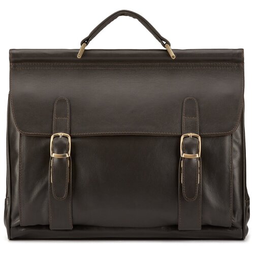 мужской портфель мастерская сумок кожинка, коричневый