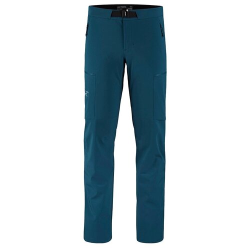 мужские зауженные брюки arc’teryx, синие