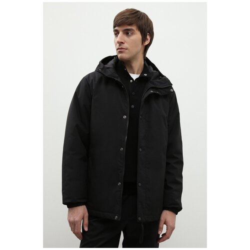 мужская куртка с капюшоном finn flare, черная