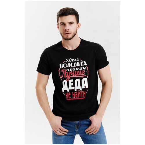 мужская футболка с круглым вырезом berchelli, черная