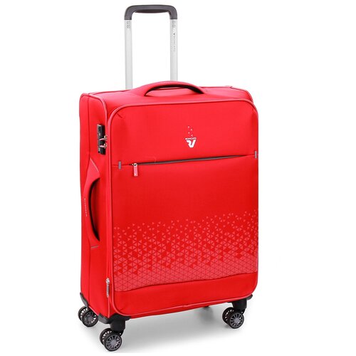 мужской чемодан roncato, красный