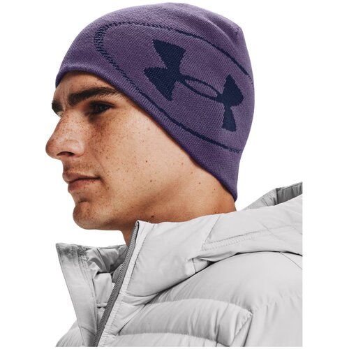 мужская шапка-бини under armour, фиолетовая