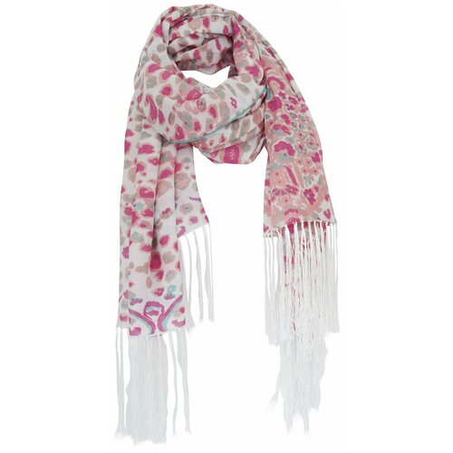 женский шелковые шарф petrusse, розовый