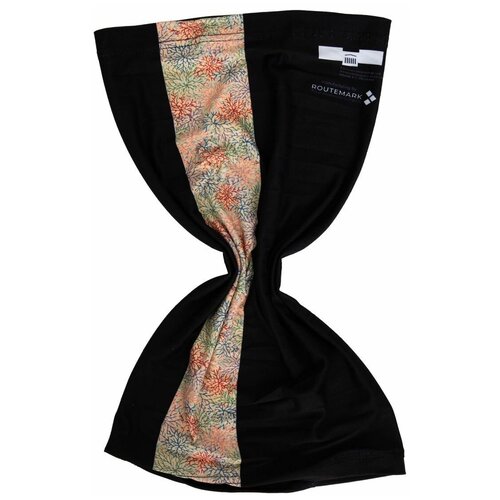 вязаные шарф routemark для девочки, черный