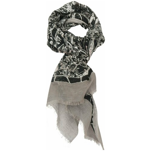 женский шарф petrusse, серый