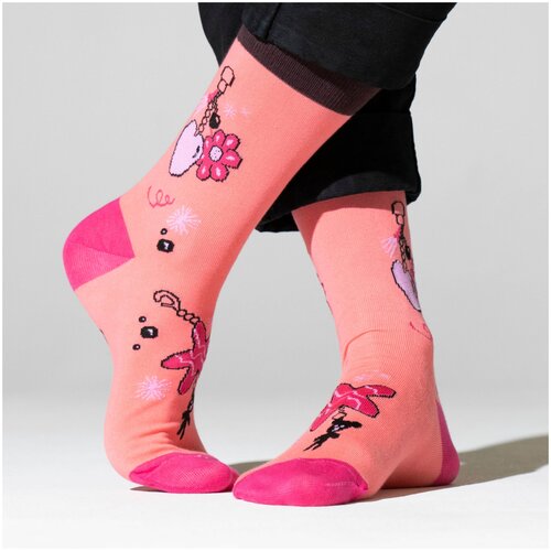 женские носки st. friday, розовые