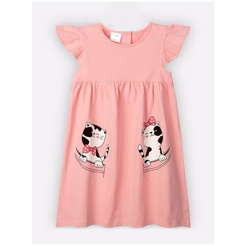 платье мини happyfox для девочки, розовое